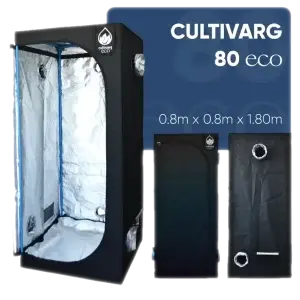 Kit de cultivo indoor completo en Argentina con carpa 80x80 y panel LED L90 Vital