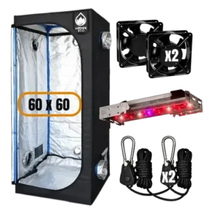 Kit Reprocann 60 (Carpa + LED L72 + 2x Poleas + 2x Ventiladores)
